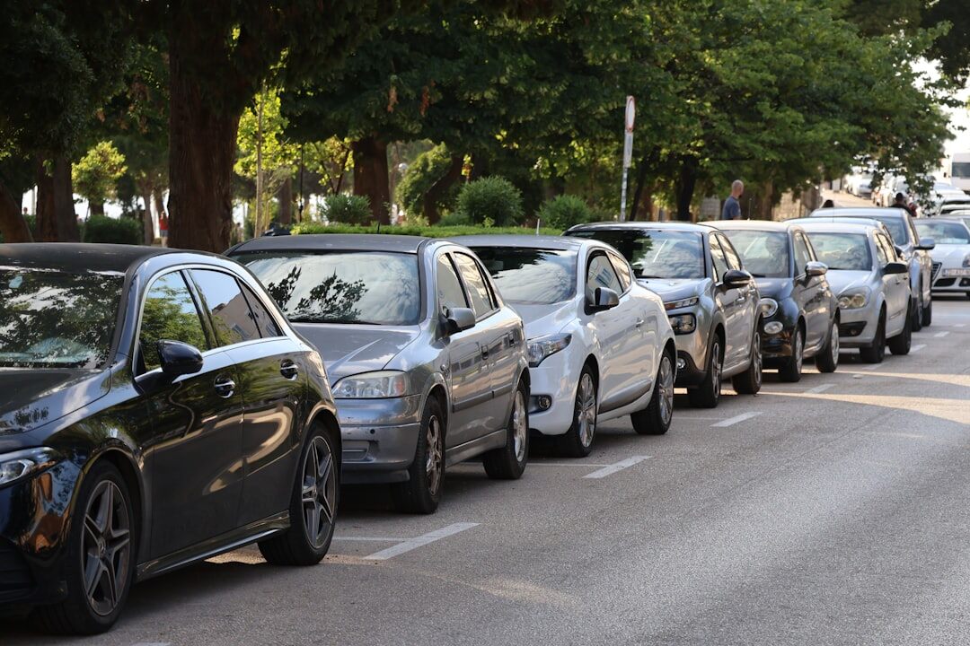 various cars for sale in lot