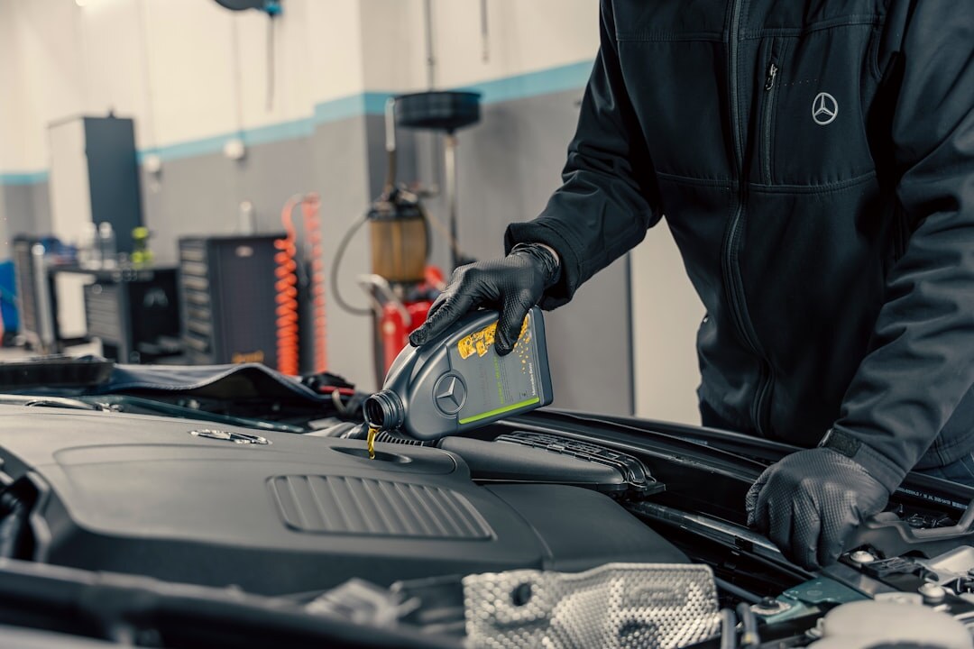car oil change process